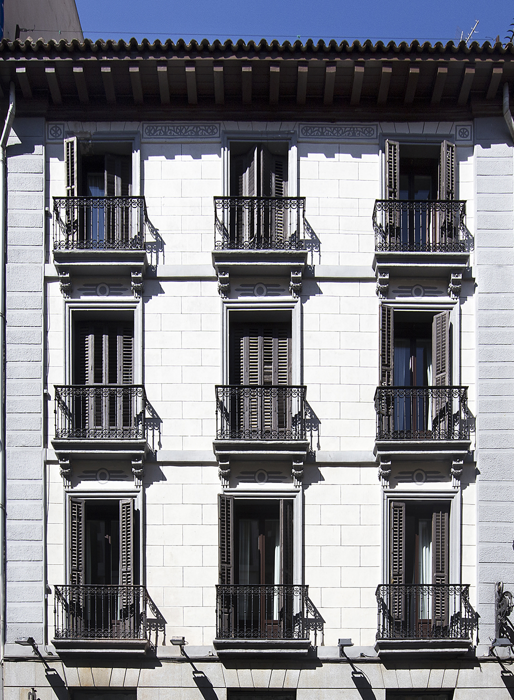 La fachada de Carretas apartments